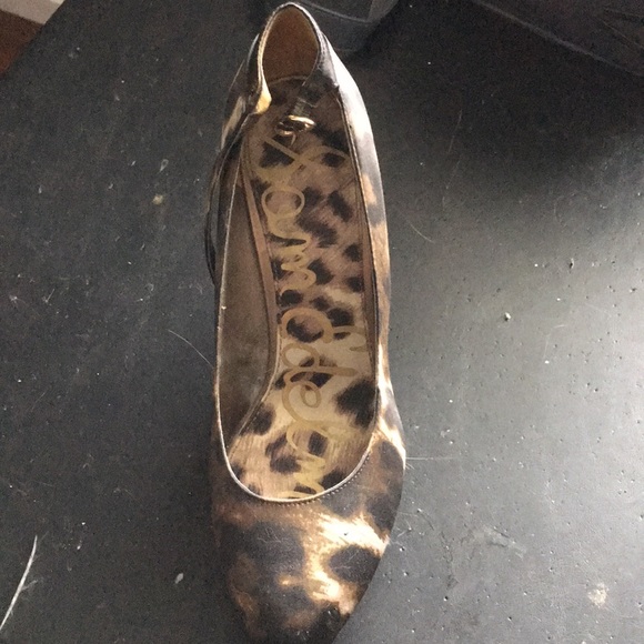 Sam Edelman leopard print wedges - Picture 3 of 3